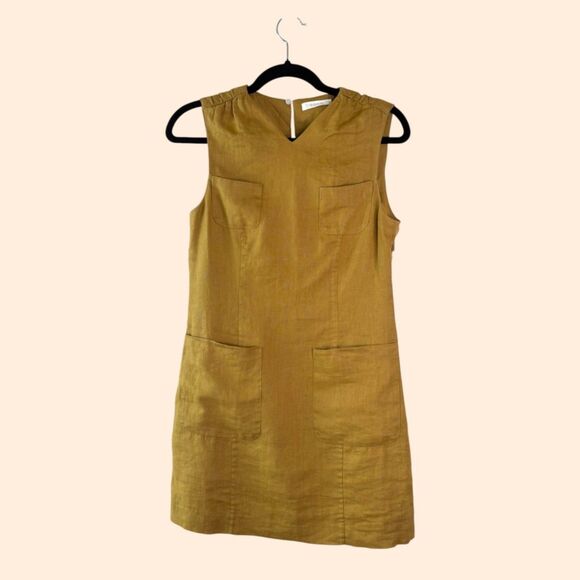 Doen Bennette Linen Mini Dress - Picture 1 of 7